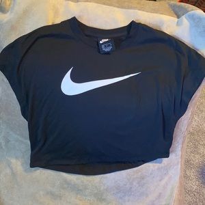 Black  Nike Crop Top